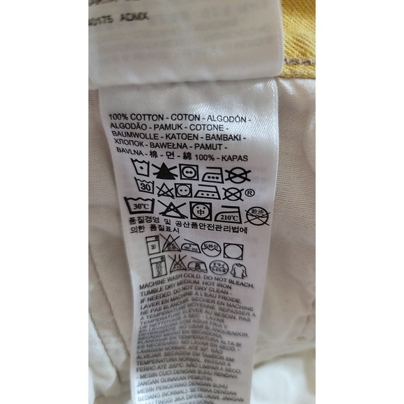 Levi's 501 93Yellow Button Fly Denim Jeans‎ W44 L32 - Picture 15 of 16